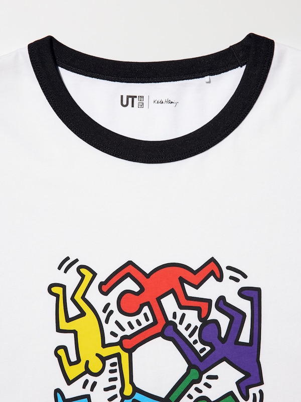 Футболка UT NY Pop Art (Keith Haring) Uniqlo, 00 white — фото 4