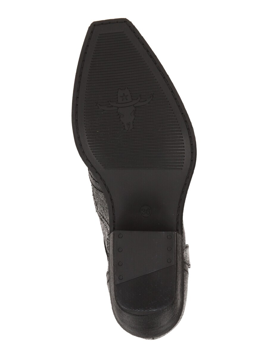 Ботинки женские Steve Madden Cowboy кожаные ковбойские, серебряный — фото 3