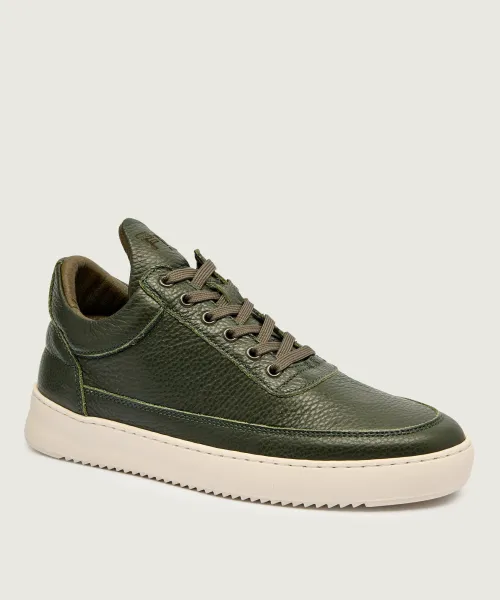

Низкие кроссовки из натуральной кожи Filling Pieces, зеленый