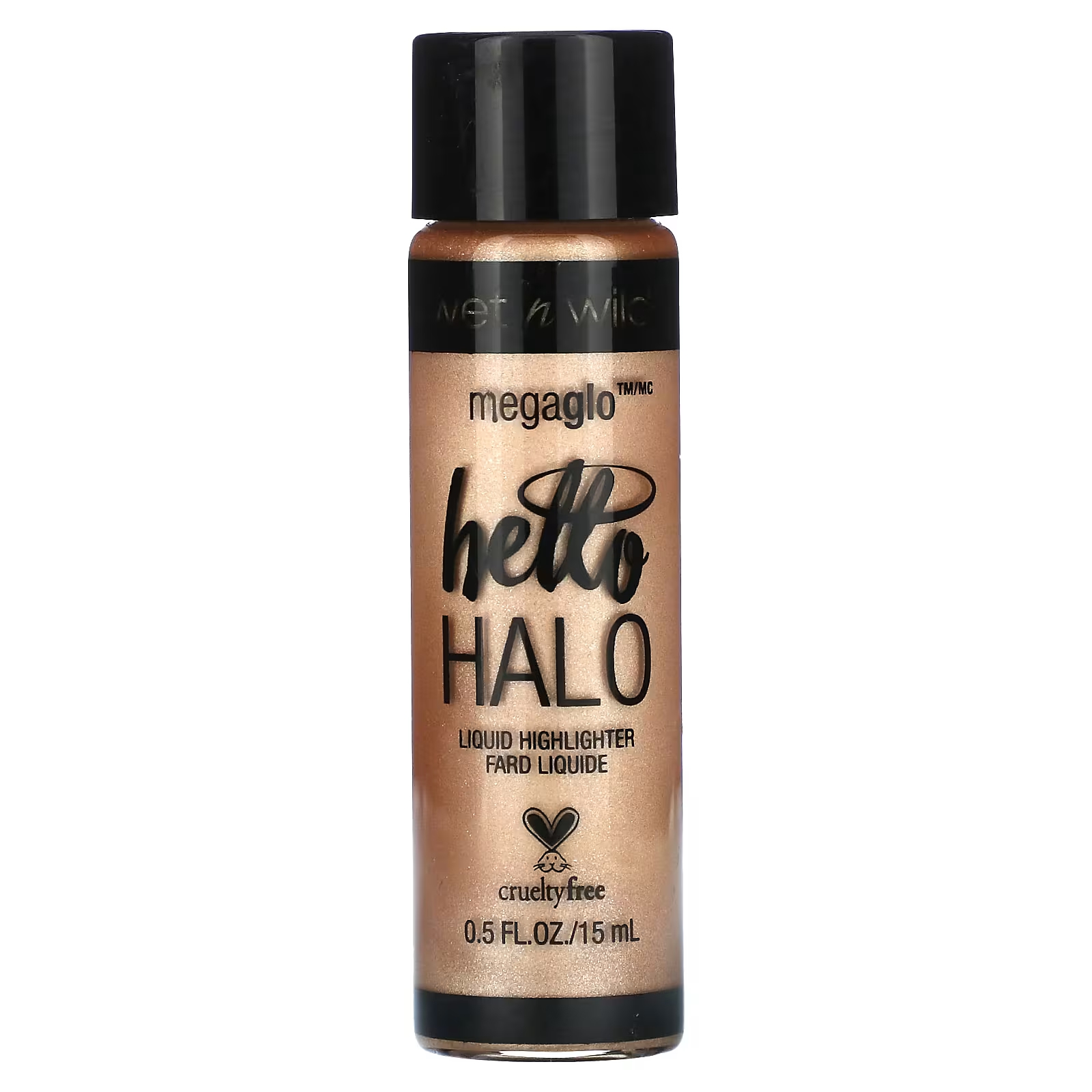 

Жидкий хайлайтер Wet n Wild MegaGlo Hello Halo 306B Guilded Glow, 0,5 жидк. унции (15 мл)