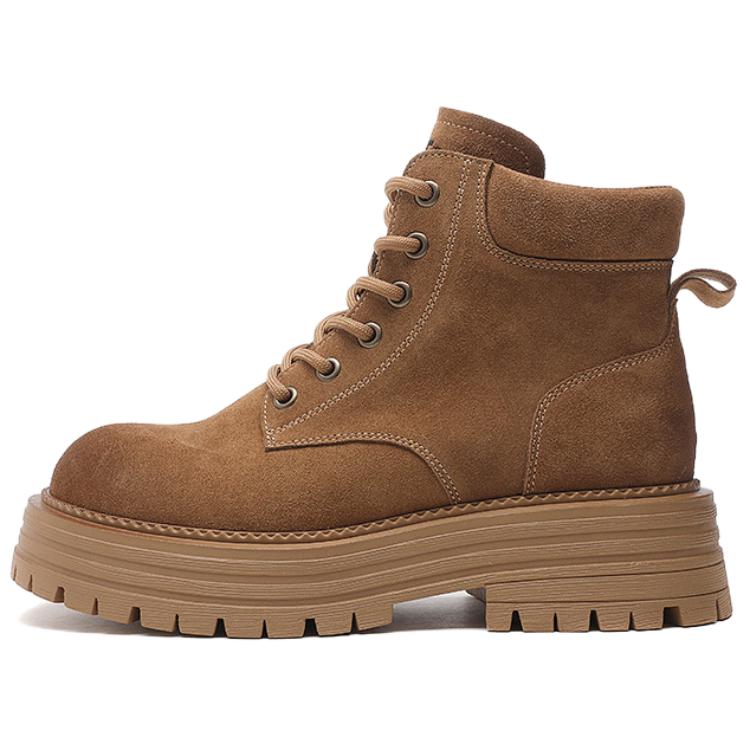 ST&SAT Женские короткие мартинсы верблюжьего цвета, цвет Camel