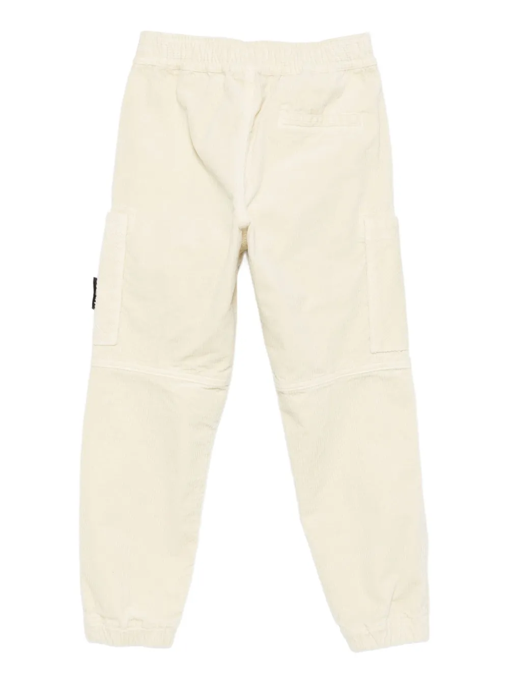 Вельветовые брюки с накладными карманами Stone Island Junior, нейтральный — фото 2