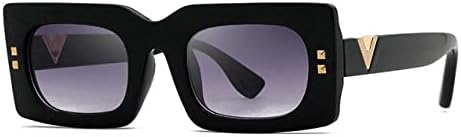 

Солнцезащитные очки в стиле ретро 2027 для женщин и мужчин, маленькая оправа, женские солнцезащитные очки для вождения, защита от ультрафиолета UV400 MTZJH, Black Gray