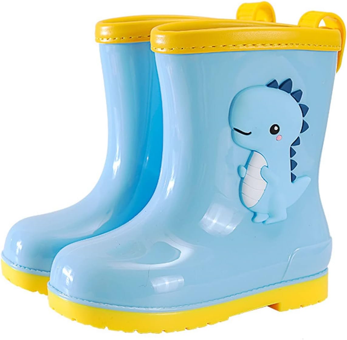 

Детские резисапоги с динозаврами для девочек, водонепроницаемые, с нескользящей подошвой Generic, синий