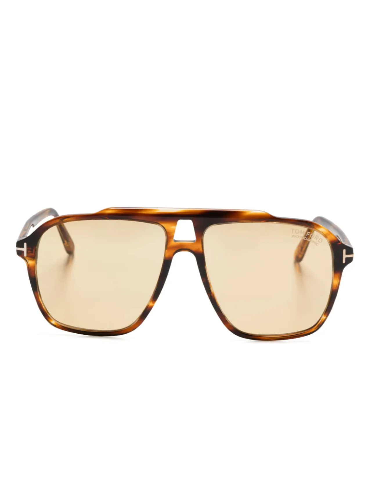 

TOM FORD Eyewear солнцезащитные очки-навигаторы, коричневый