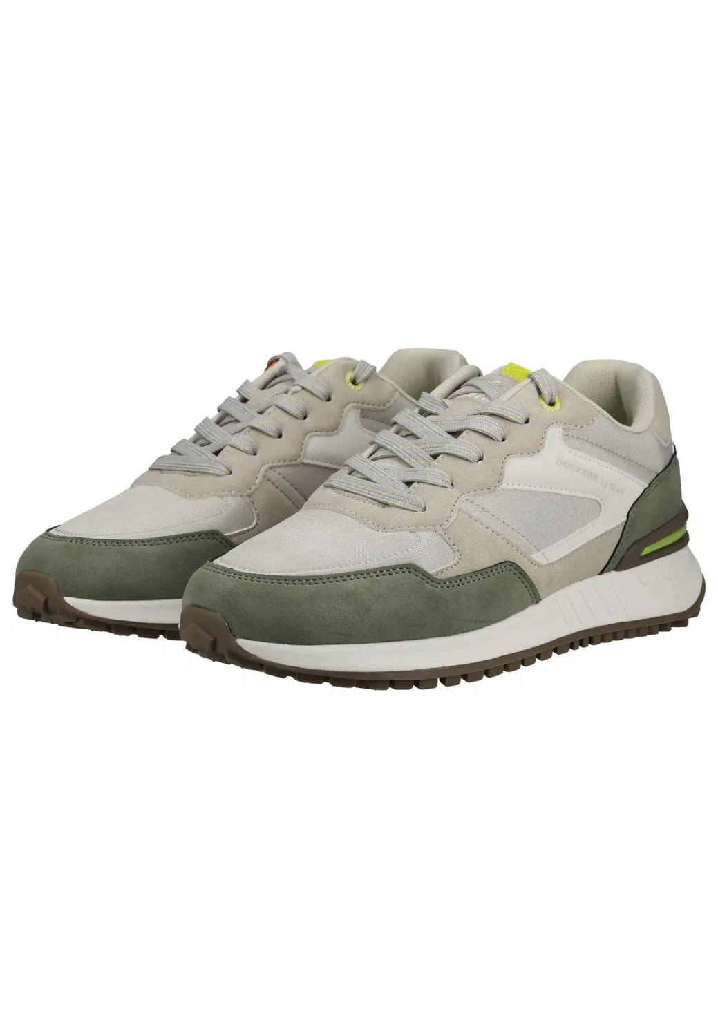 Sneakers Low, кожаные, DOCKERS, хаки — фото 3