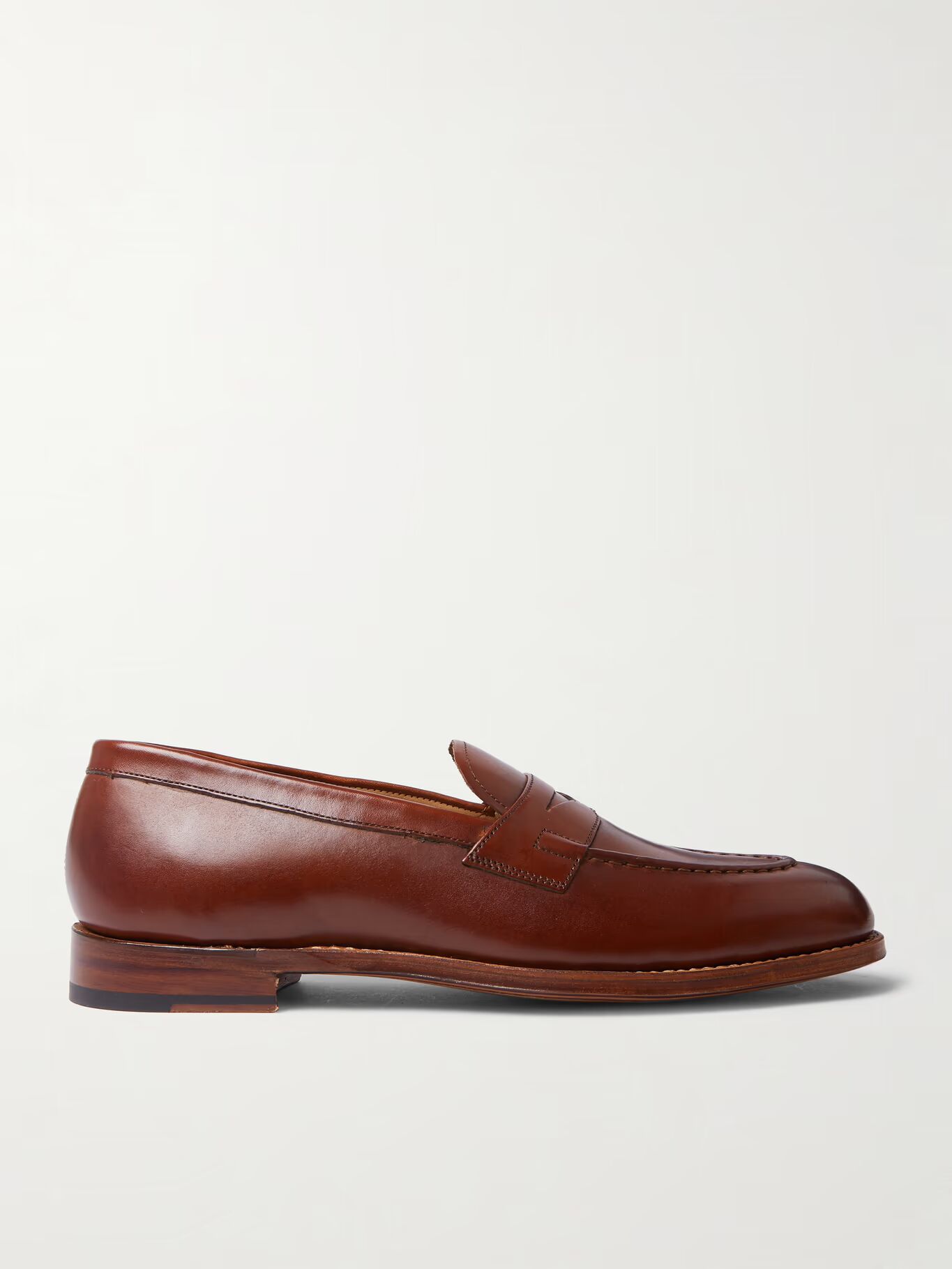 Пенни-лоферы из кожи Ллойда GRENSON, коричневый — фото 3