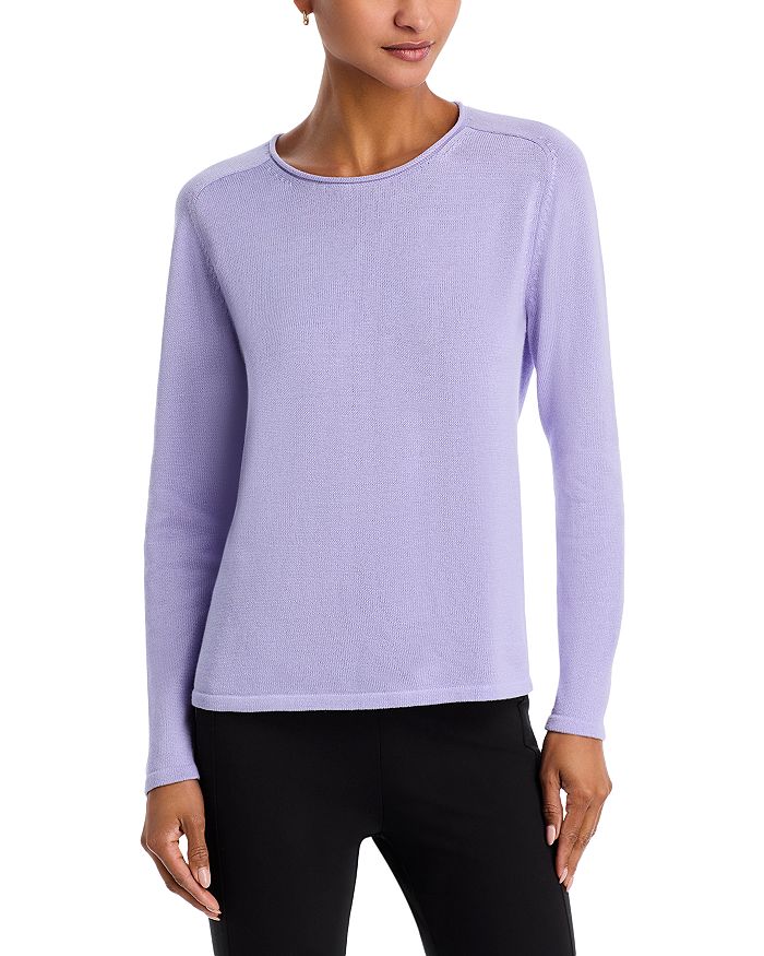 

Свитер с круглым вырезом Eileen Fisher, розовый