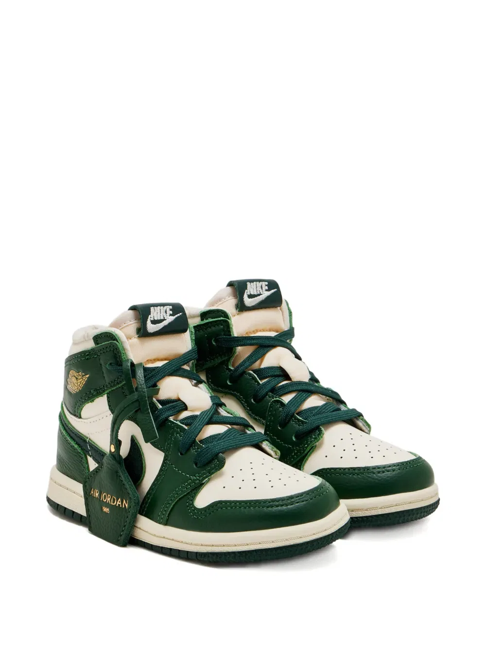 Кроссовки Air Jordan 1 Retro Nike Kids, зеленый