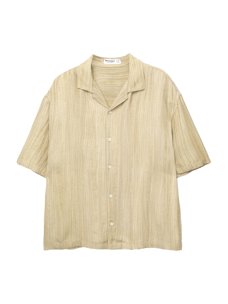 

Рубашка на пуговицах Comfort fit Pull&Bear, хаки