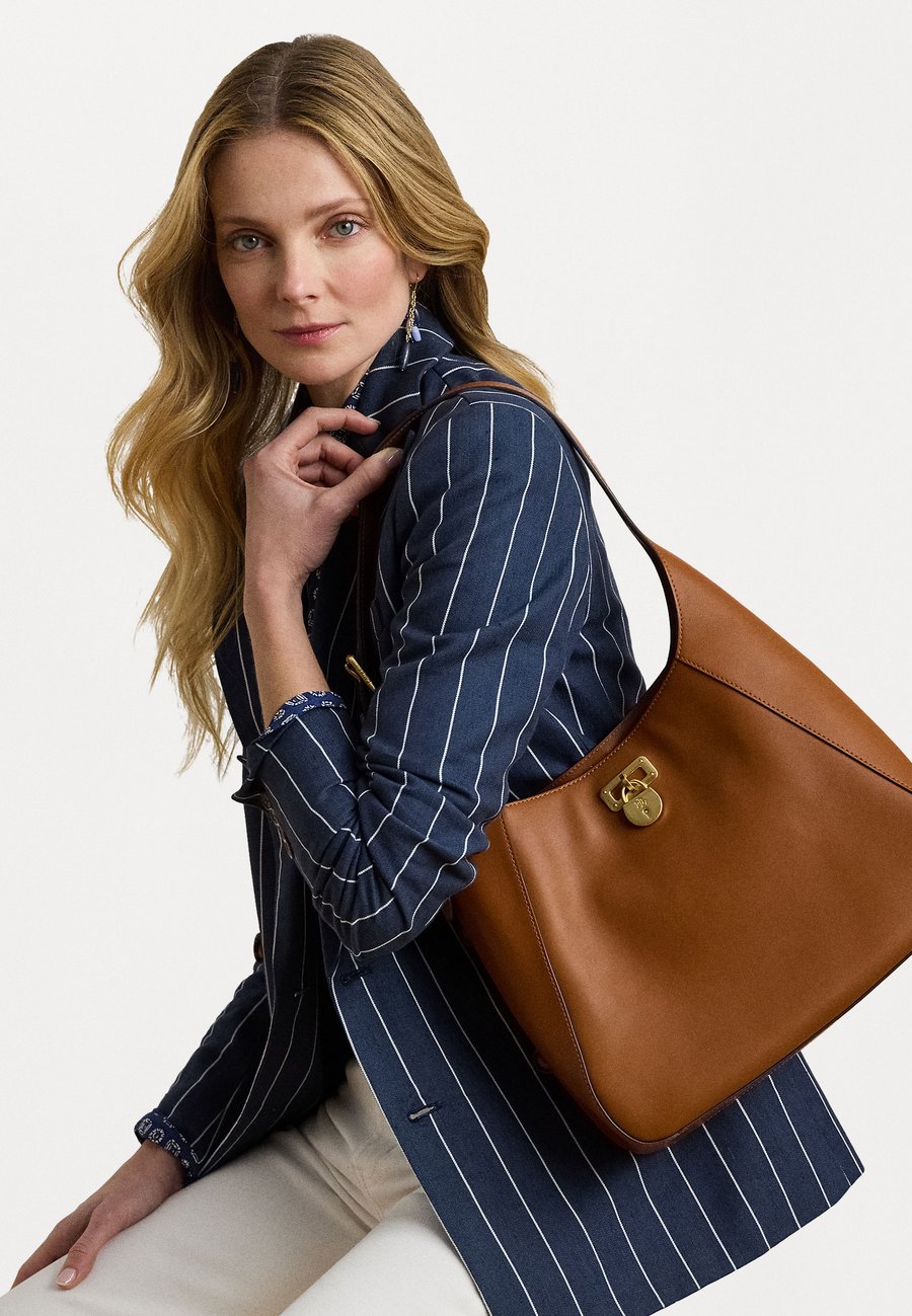 

Сумка Lauren Ralph Lauren LEATHER LARGE TANNER SHOULDER BAG, Brown/Tan