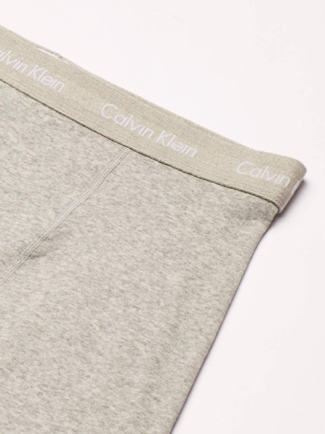 Комплект из 7 мужских боксеров Calvin Klein Cotton Classics, 3 Black, 2 Grey Heather, 2 White — фото 4