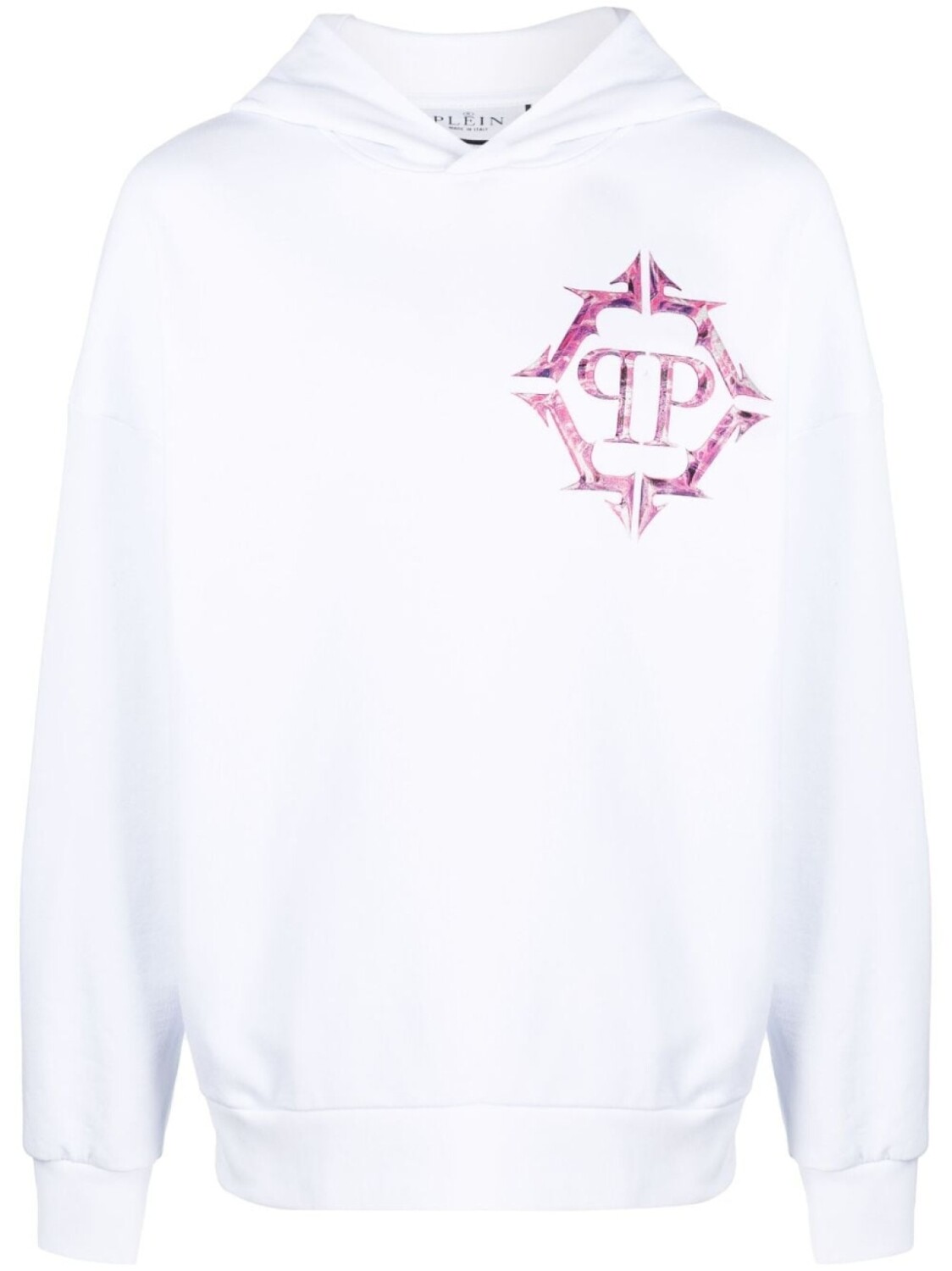 

Philipp Plein худи Chrome с логотипом, белый
