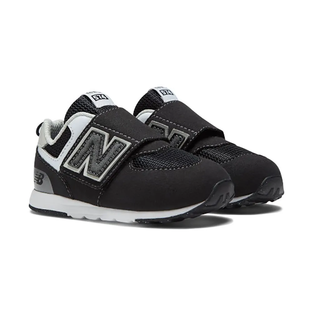 Кроссовки New Balance 574 на липучке, черный — фото 4
