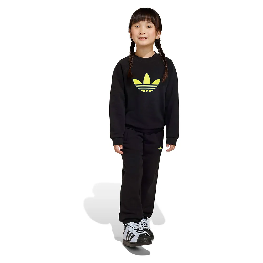 

Комплект adidas Originals Trefoil Loose Crew, черный