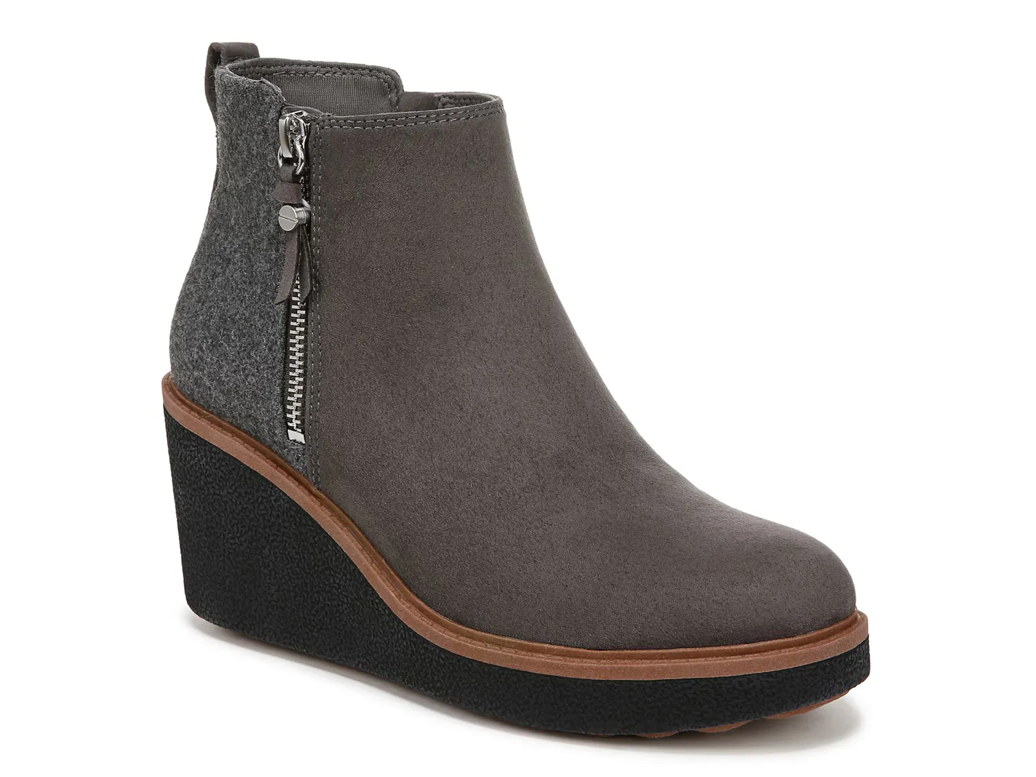

Ботильоны Amber Wedge Bootie Dr. Scholl'S, цвет greyfabric