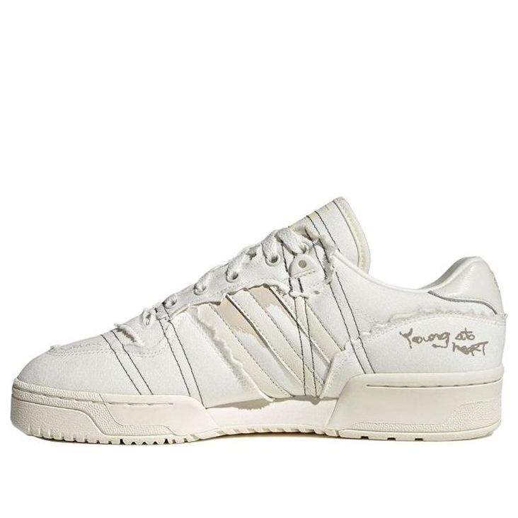 

Кроссовки adidas Rivalry Low 'White Grey', белый