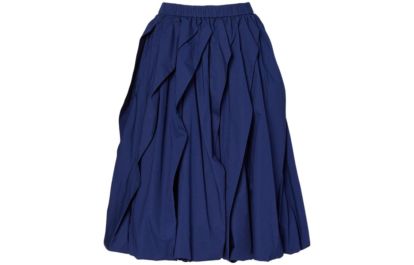 X Marni Женская юбка клёш цвета морской волны UNIQLO — фото 2