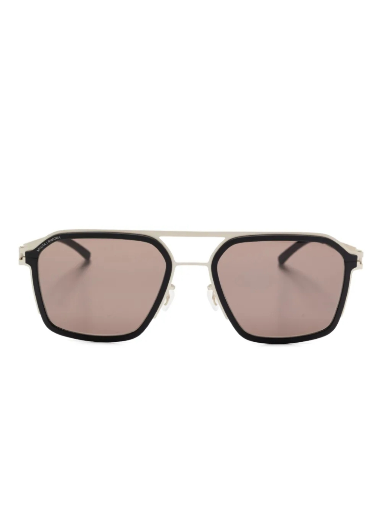 

Солнцезащитные очки Mykita x Rimowa Heritage из металла, серебряный