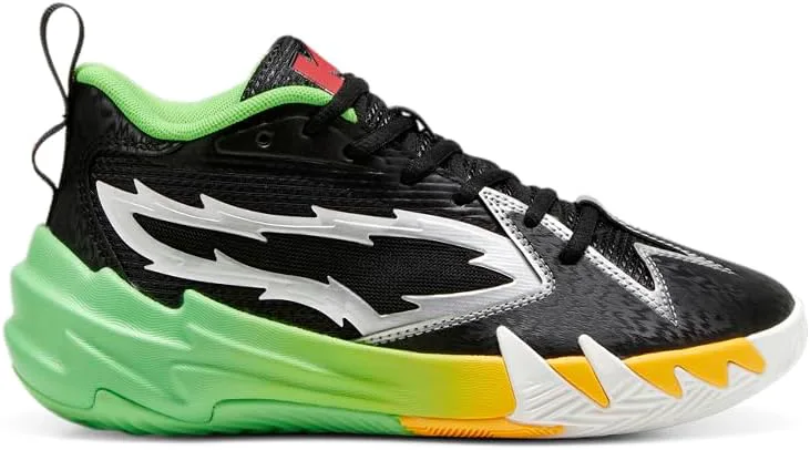 Детские кроссовки для девочек PUMA Kids Girls Scoot Zeros Jr для баскетбола и повседневной носки - розовые, черный