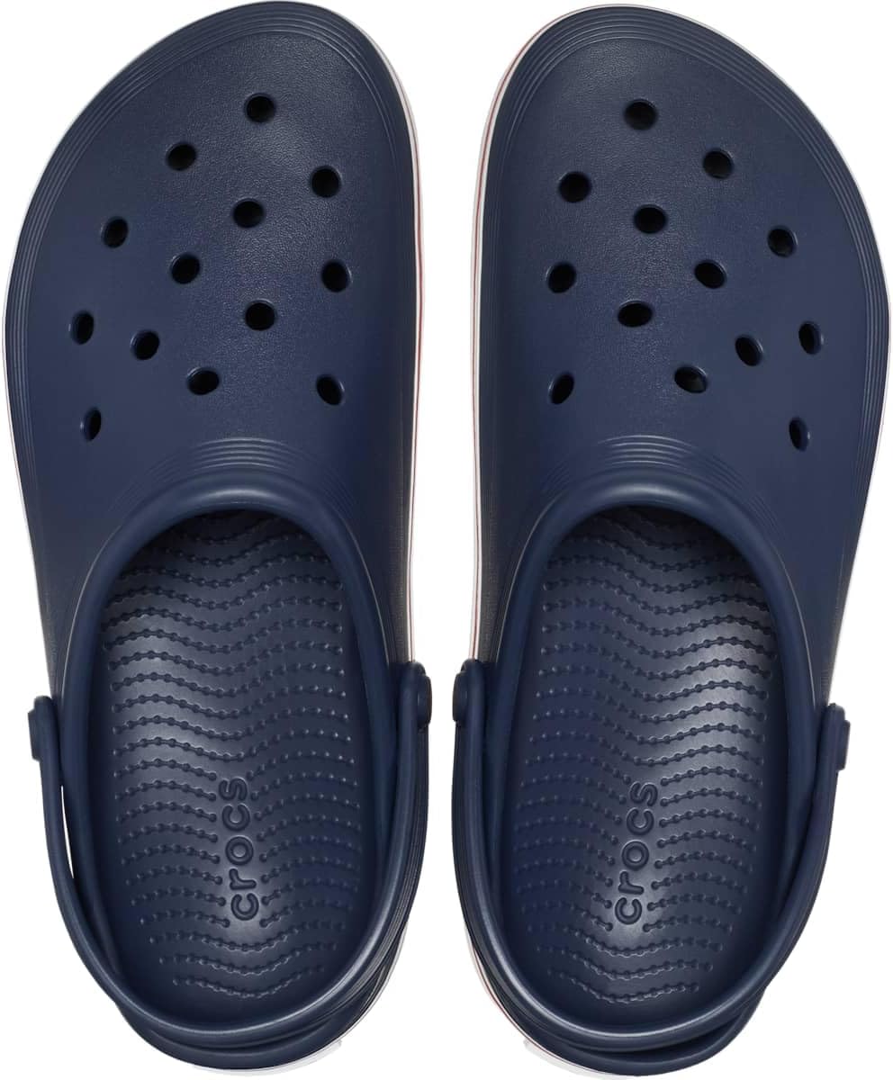 Унисекс сабо Crocs Off Court с платформой, темно-синий — фото 3