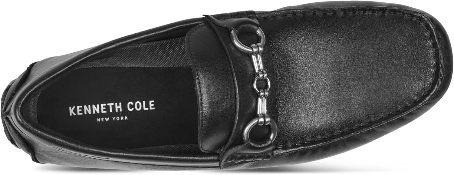 Мужские лоферы Kenneth Cole New York Theme Bit Detail Driver, черный — фото 4