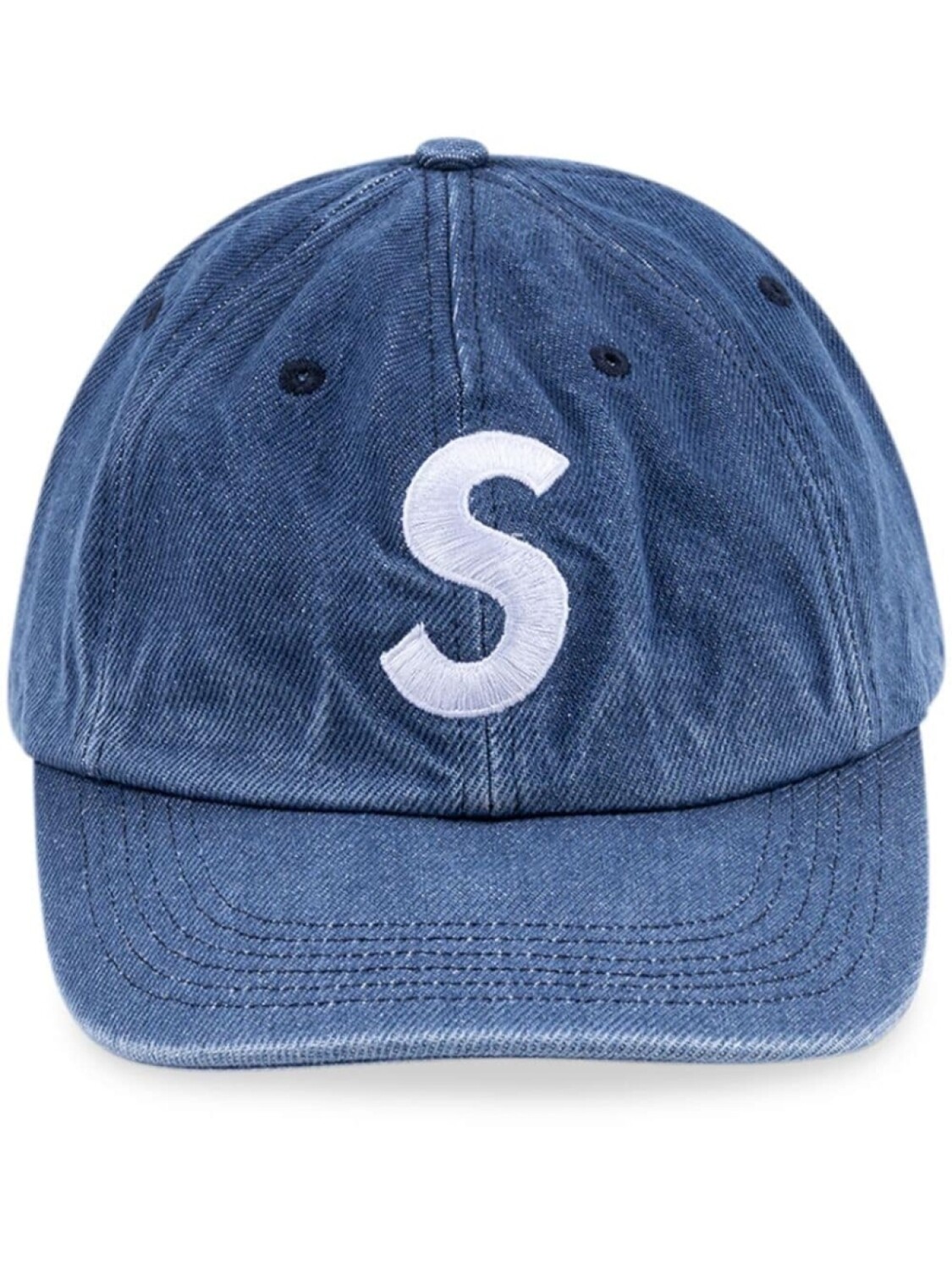 

Кепка Supreme Pigment S Logo 6-панельная, синий