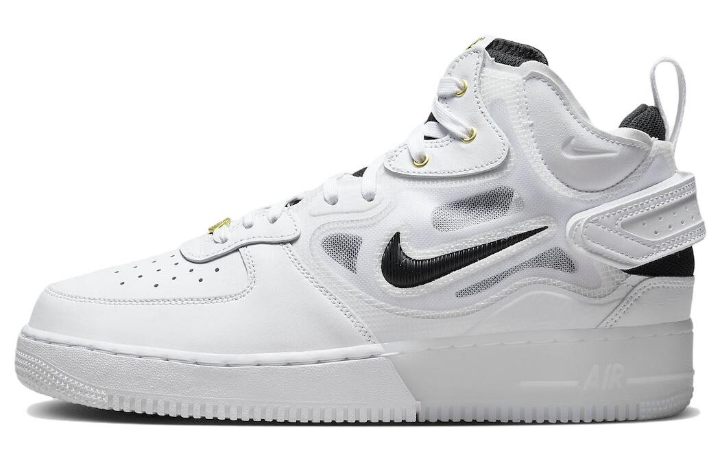 

Nike Air Force 1 Mid React, 40-летний юбилей, белый, черный