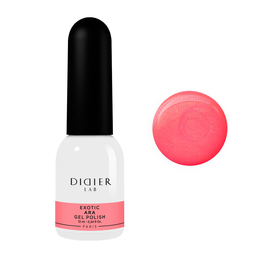 

Гель-Лак для ногтей gel polish exotic Didier Lab, цвет ara, 10 мл