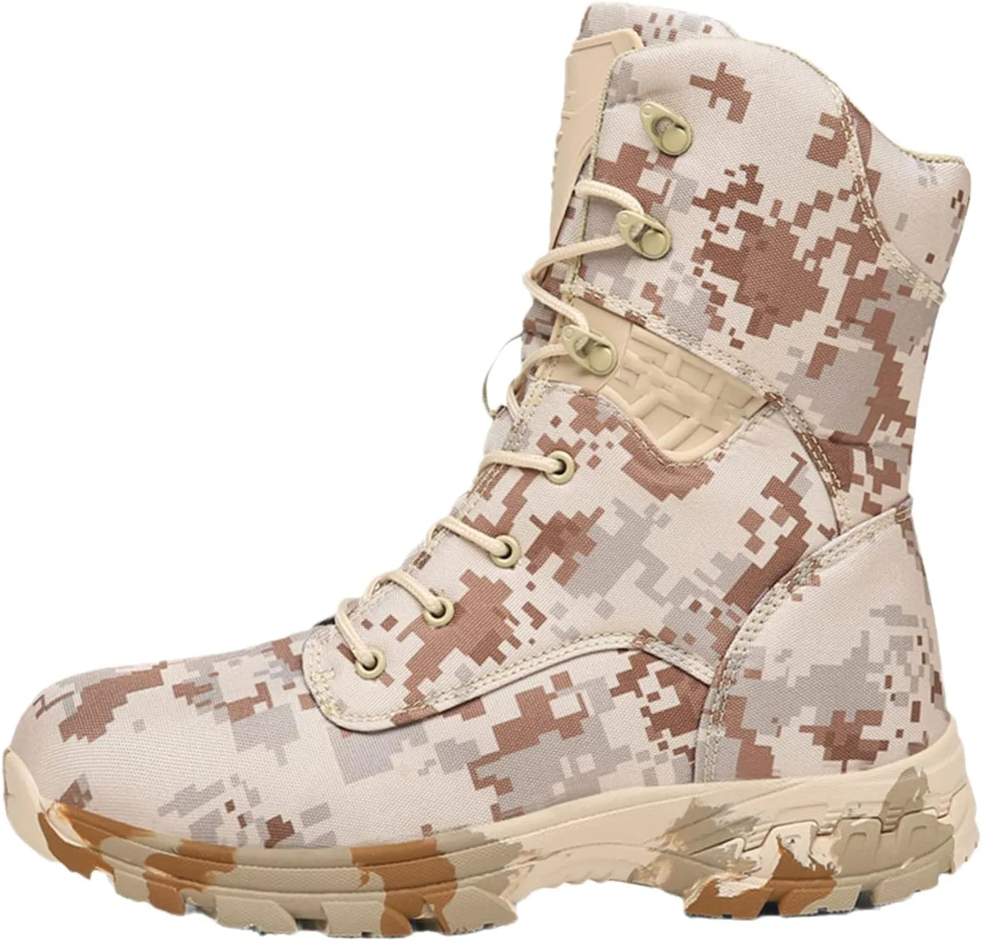 Männer Stiefel Arbeit Safty Desert Тактические военные ботильоны Stiefel Herbst зимние армейские ботильоны специального назначения Hensftods, Beige