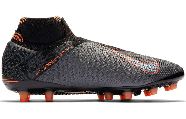 Кроссовки Nike Phantom Vision Elite 'Gray Black Orange', серый — фото 2