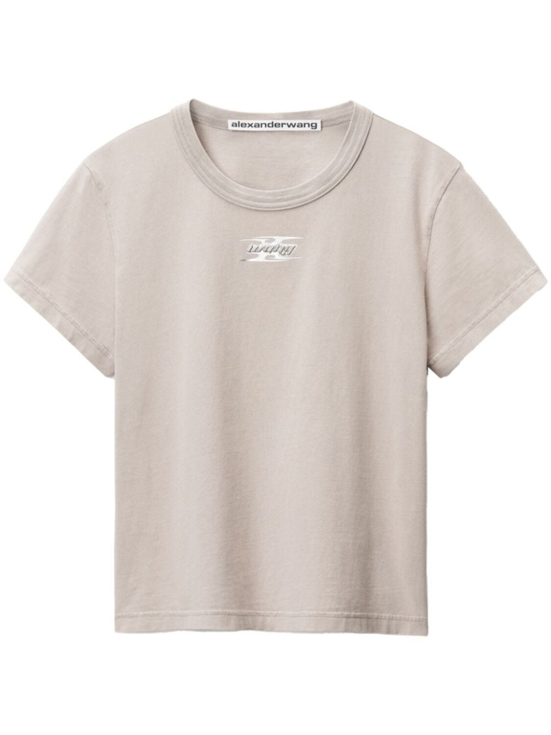 

Футболка Alexander Wang из хлопка с логотипом Blade, серый
