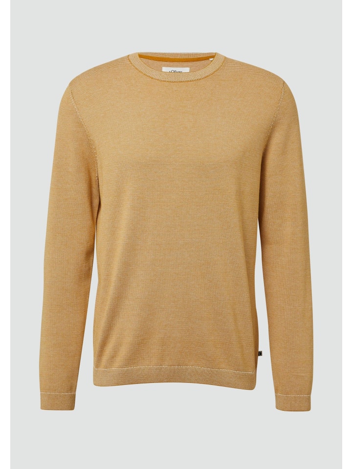 

s.Oliver Вязаный свитер цвета 16G1_желтый