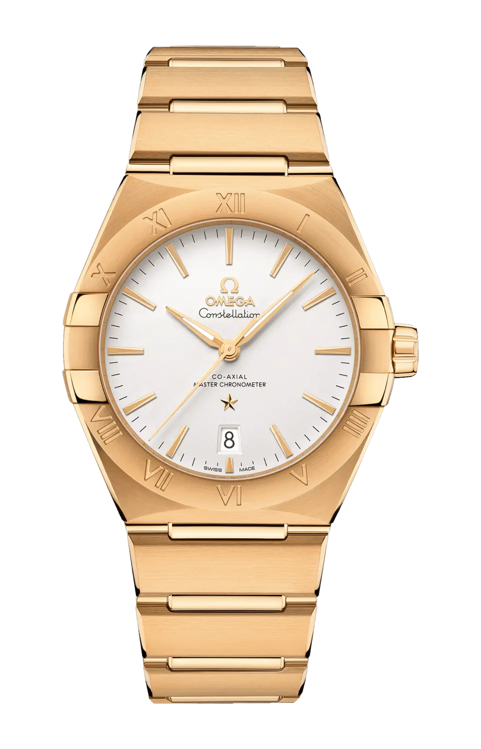 

Часы Omega Constellation co‑axial master chronometer из желтого золота 39 мм