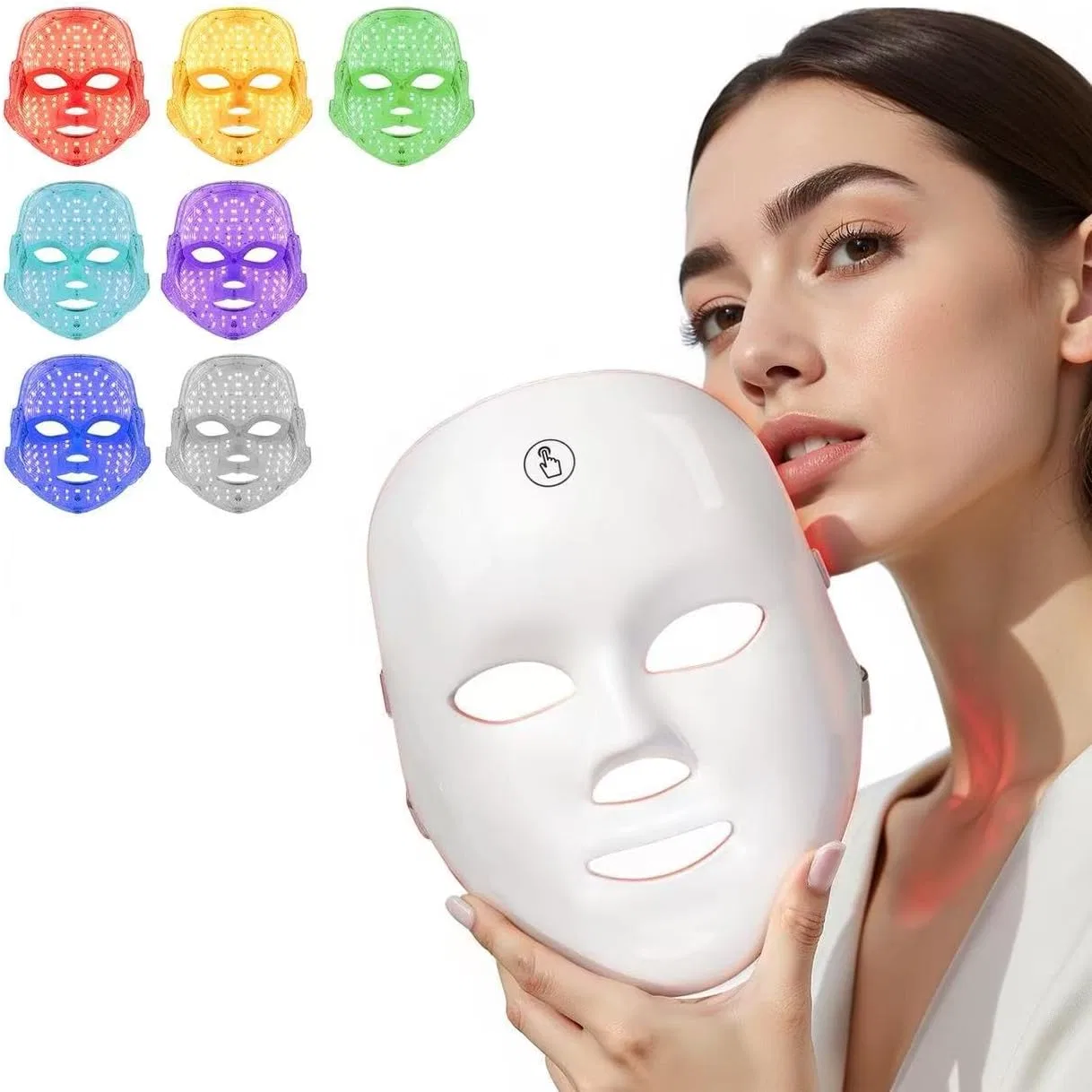 Маска для лица Toyhis — LED- 7 цветов портативная