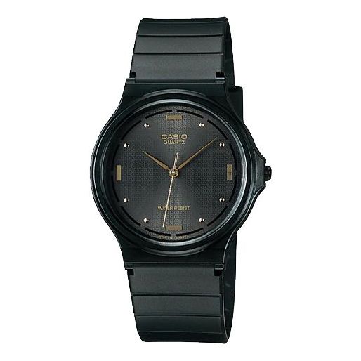 

Часы CASIO Quartz Waterproof Unisex Mens Black Analog, черный