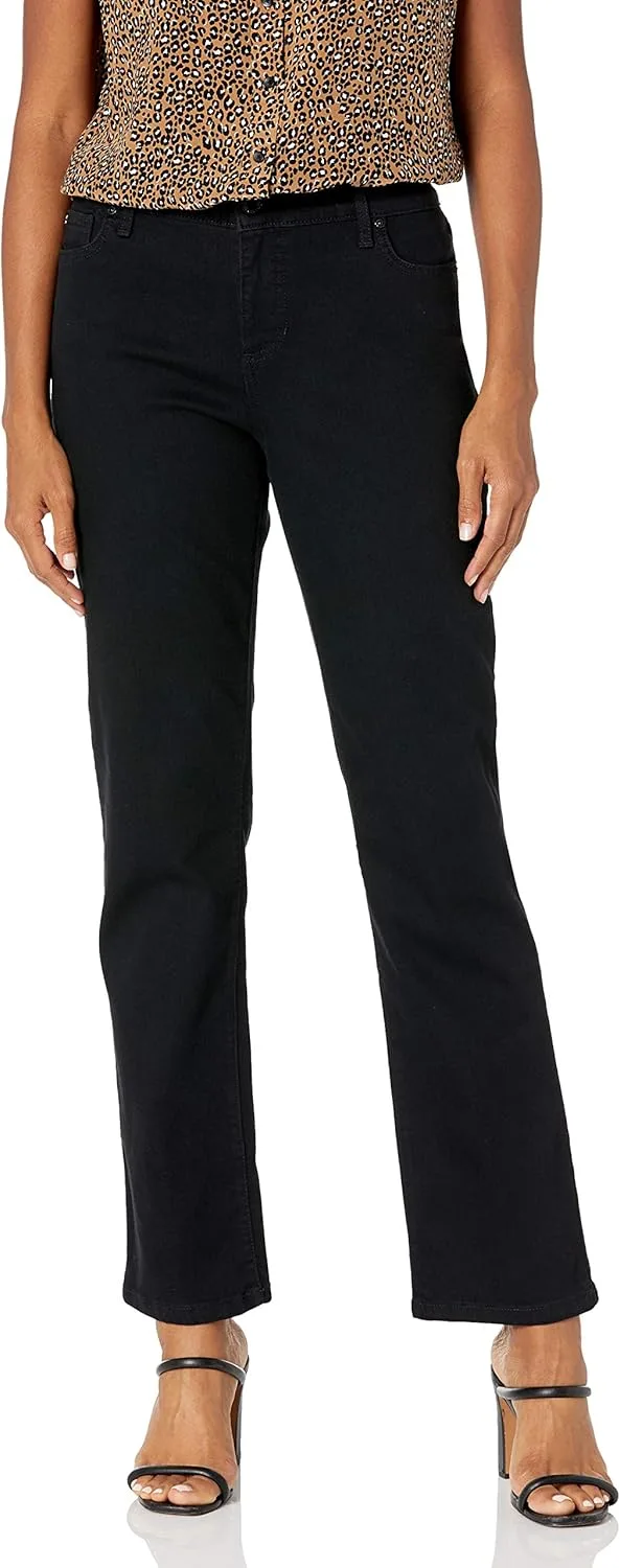 

Bandolino Women's Mandie Signature Fit 5 Pocket High Rise Straight Jean