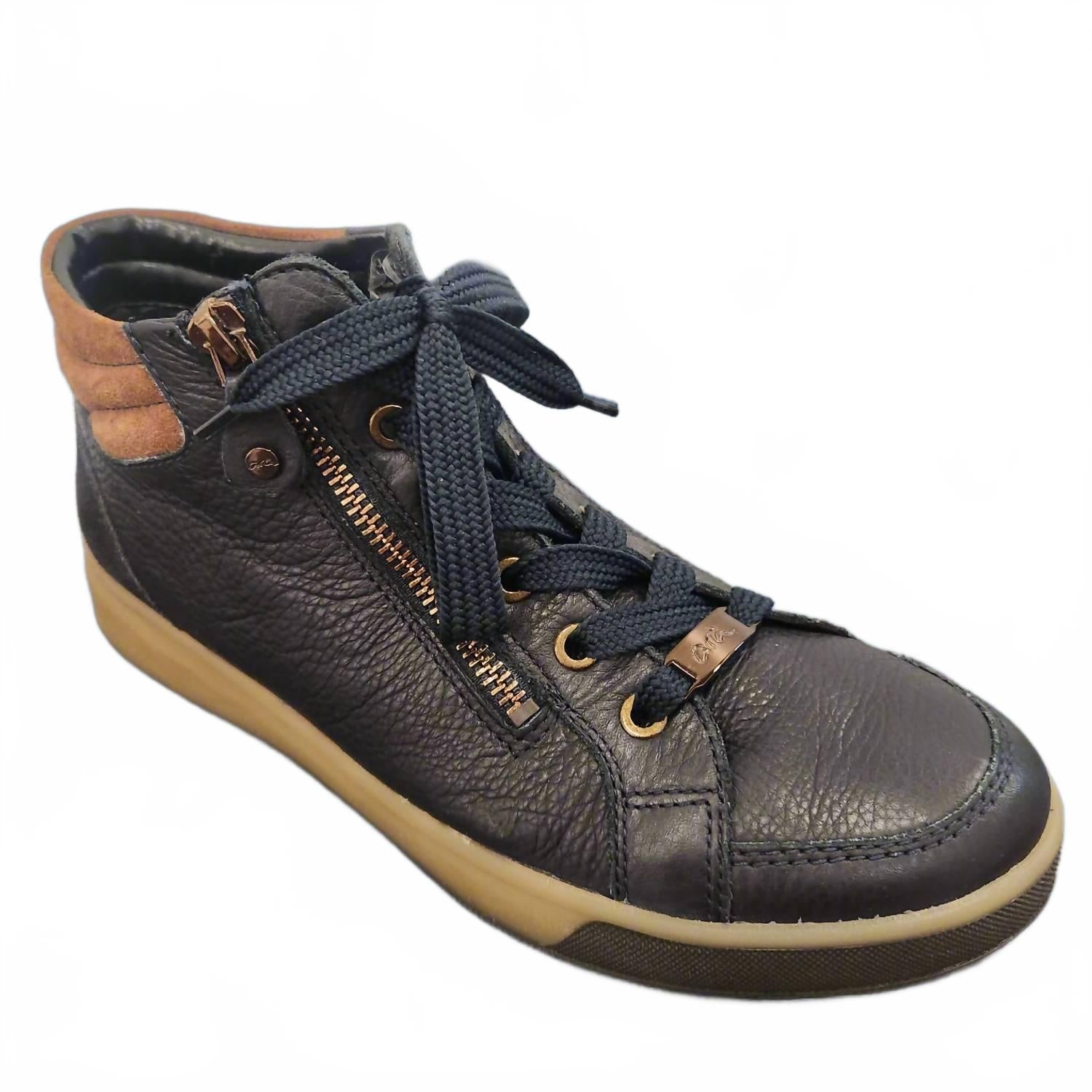 Женские кроссовки Rei High Navy в синем цвете Ara