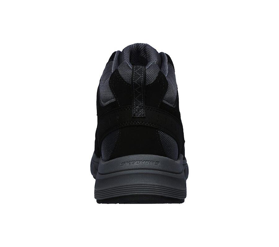 Мужские спортивные повседневные ботинки Skechers OAK CANYON IRONHIDE, черные — фото 3
