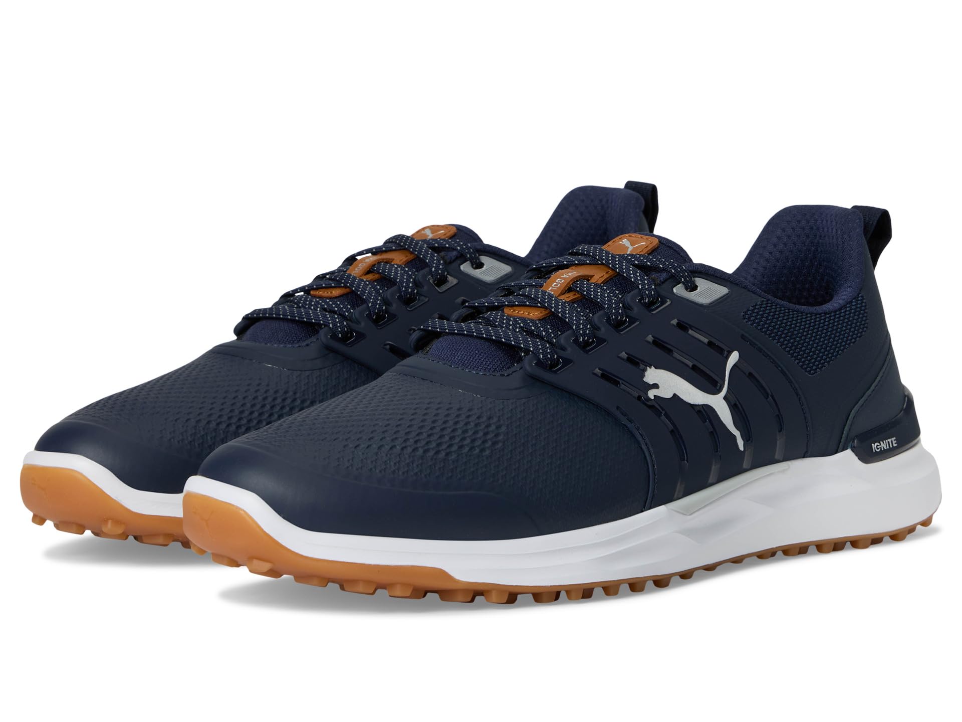 

Кроссовки PUMA Golf Ignite Elevate 2, цвет Deep Navy/Puma Silver/Gum