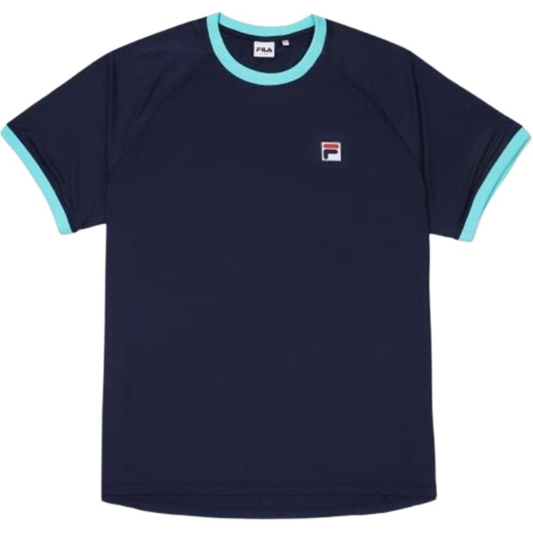

Футболка унисекс, цвет морской волны FILA, Marine Blue