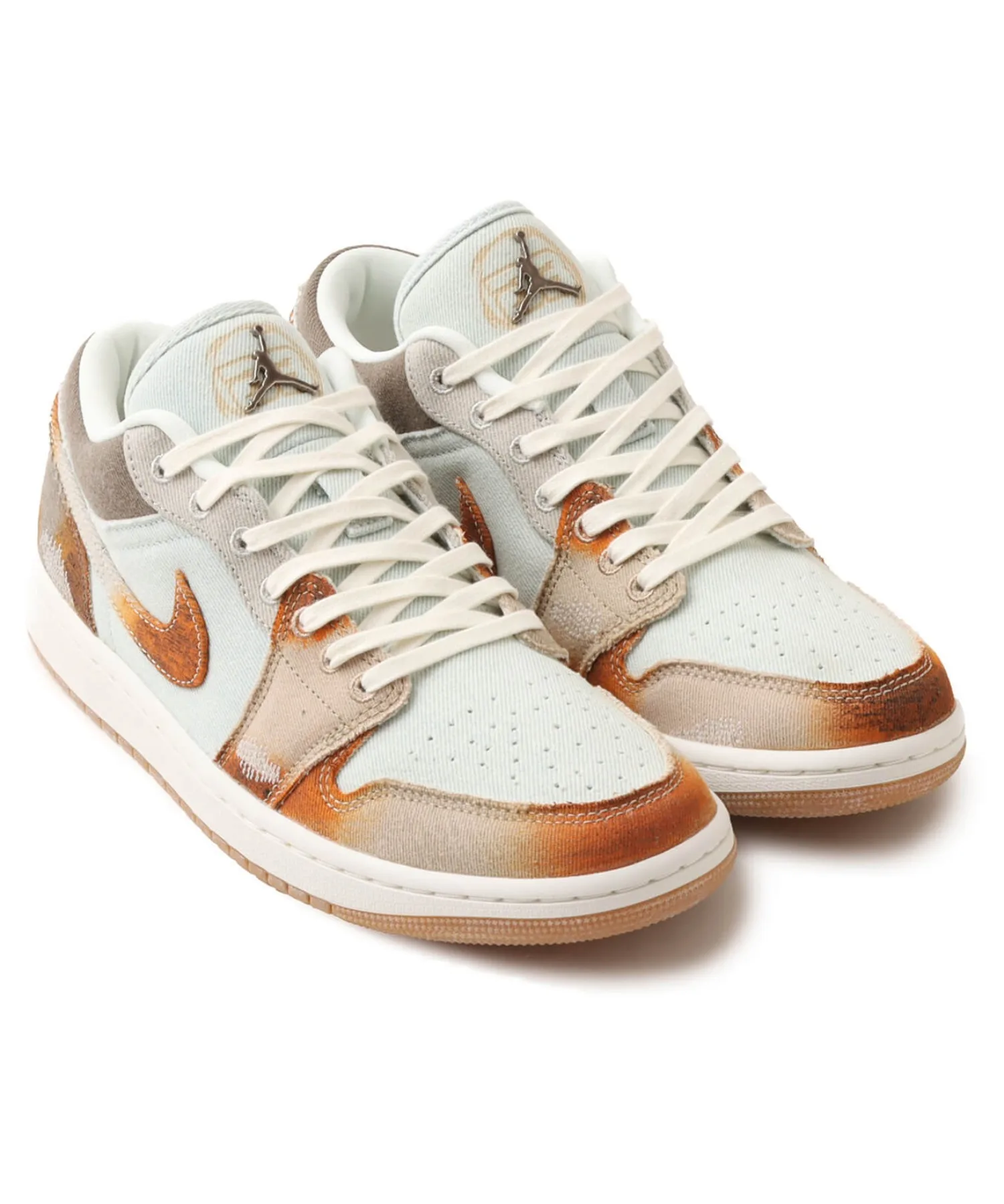 Унисекс кроссовки Air Jordan 1 Low SE с эффектом потертости JORDAN BRAND разноцветные