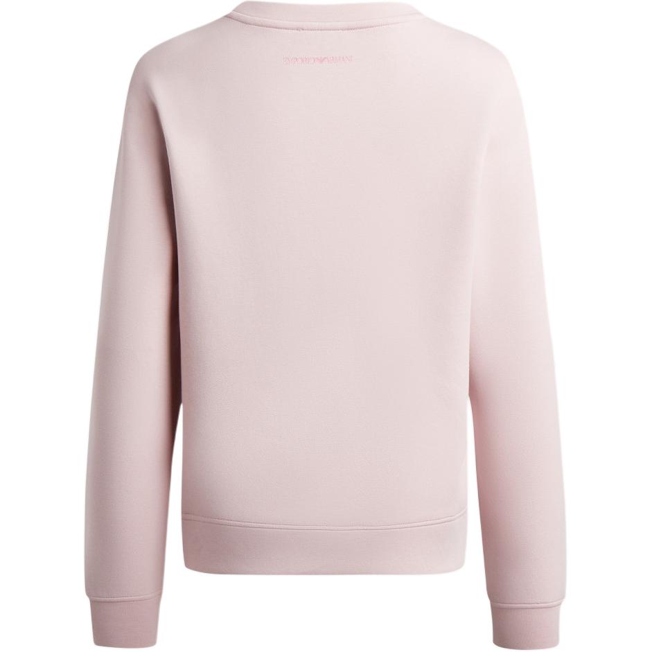 EMPORIO ARMANI Толстовка SS25 женская розовая — фото 2