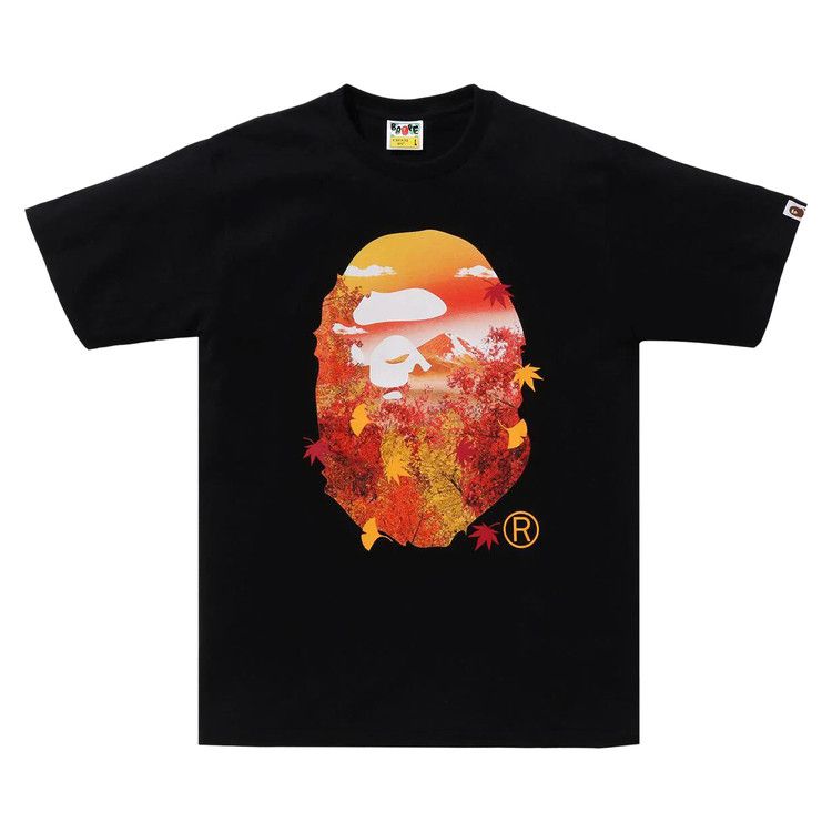 

Футболка BAPE Japan Autumn Photo Ape Head Tee, Black