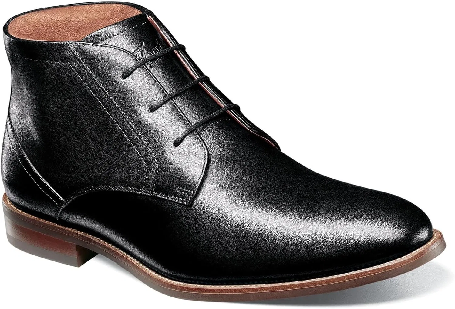 Мужские ботинки Florsheim Rucci Plain Toe Chukka, Black — фото 2