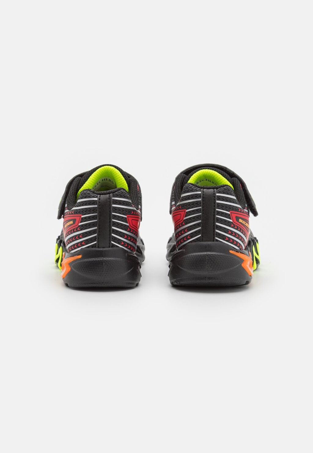 Кроссовки низкие FLEX-GLOW BOLT Skechers, цвет black/red/orange/yellow — фото 3