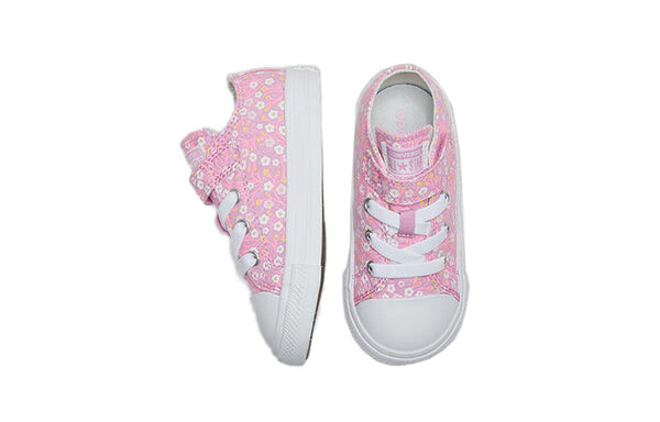 Кроссовки chuck taylor all star 1v toddler/youth Converse, розовый — фото 3