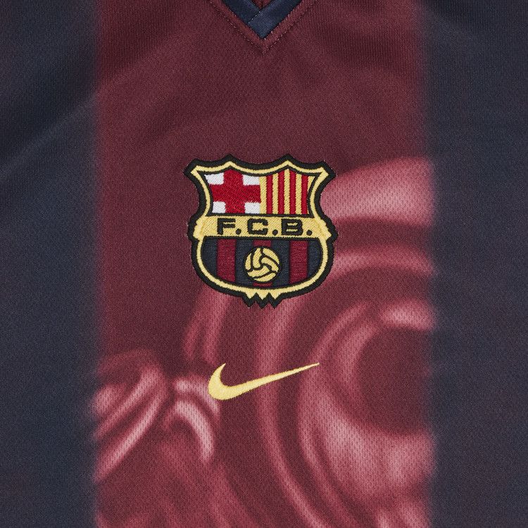 Джерси Nike FC Barcelona x Cactus Jack Retro 2000/01 Home Skeleton Jersey, Red/Blue — фото 3