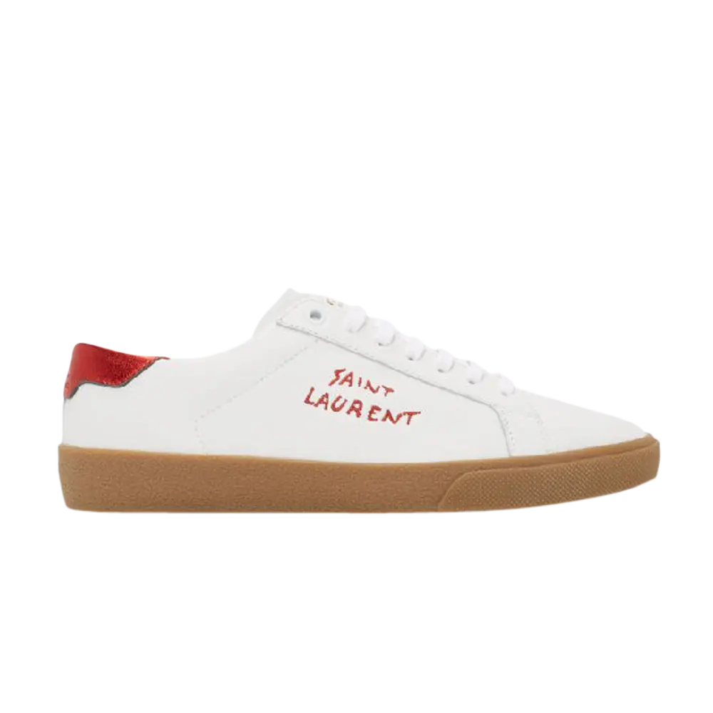 Ботинки Saint Laurent SL-06 Court Leather, белый