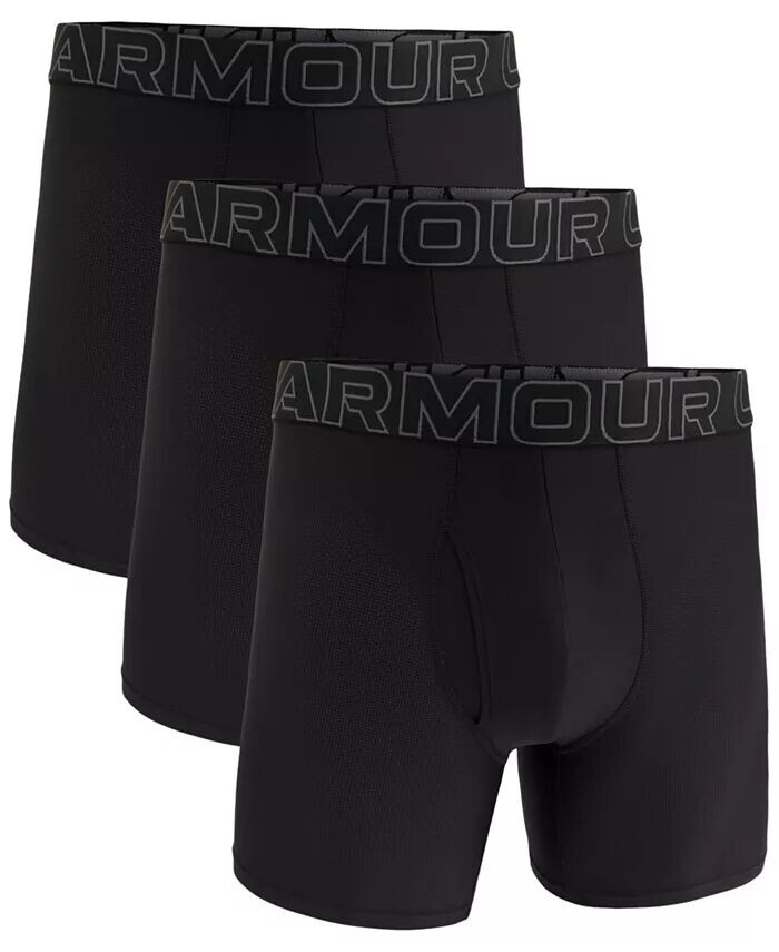 

Мужские боксеры Performance Tech Mesh 6" - 3 шт. в упаковке Under Armour, черный